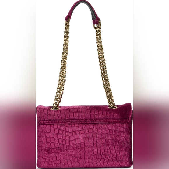 Kurt Geiger London Velvet Brixton Shoulder Bag. - Picture 4 of 10